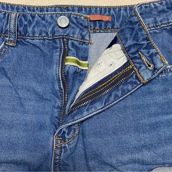 PILCRO Shorts Women’s Size 25 Blue denim Mid Rise Short Shorts - Picture 9 of 14